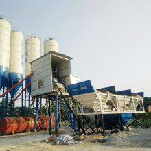 Professional Manufacturer Hzs75 Electric Concrete Batching Plant Dry Type With Js500 Mixer thumbnail-1