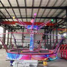 Children Playground Large Outdoor Amusement Equipment Rotating Trampoline Outdoor Kids thumbnail-2