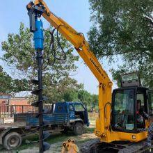 Factory Manufacture 1.5ton Excavator Earth Auger Attachment Soil Drilling Auger Drilling Machine thumbnail-2