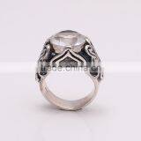 WHITE TOPPAZ Ring,925 Sterling Silver Jewelry Wholesale,WHOLESALE SILVER JEWELRY,SILVER EXORTER,SILVER JEWELRY FROM INDIA thumbnail-3