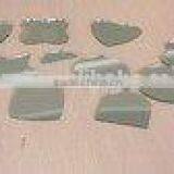 Elegant Small Round Silver Mirror Glass