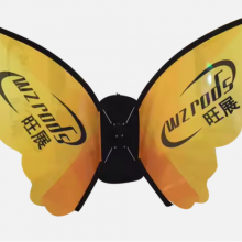 Weihai Wisezone Branded Human HDPE Backpack With Frame Banner With Custom Logo for Advertising thumbnail-2