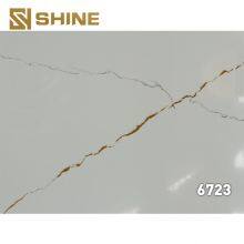 Latest Marble Artificial Quartz Stone Calacatta White Quartz Slab Widely Used thumbnail-5