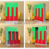 Durable Body L Shape Double Color Metal Workplace Lockers thumbnail-2
