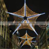 Across Street Outdoor Light Christmas Decorations Pentagram thumbnail-1