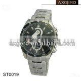 Quartz Stainless Steel Chain Black Color Wrist Watch thumbnail-1