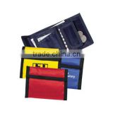 Promotional trifold binding coin pocket hook and loop polyester nylon wallet                        
                                                Quality Choice