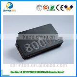 High Quality Quick Charging Leather Power Bank 8000MAH Portable Power Bank thumbnail-5