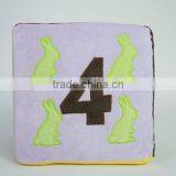 Fun Educational Stuffed Rattle Cube Toys/Plush Baby Rattle Block/Soft Stuffed Colorful Cube Rattle for Baby thumbnail-4