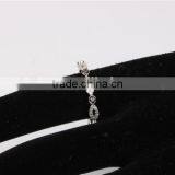 10k Gold Black Diamond Jewellery Luxury Engagement Ring Set for Lady thumbnail-5