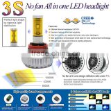 Excellent lighting waterproof energy saving 3000 lumens led headlight 5 color changeable