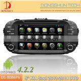 8" SOUL 2013-2014 pure android 4.2.2 car DVD GPS with WIFI/3G