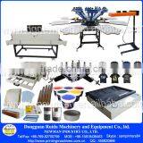 Silk Screen Printer Type and Multicolor Color & Page Rotary Screen Printing Press