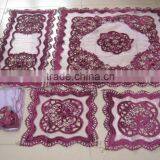 Beaded Organza Tablecloth16pcs Set With Deifferent Colors thumbnail-3