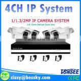 2015 China Hot Selling hd Zoom 1080P 4CH IP Bullet Camera System 4channel Cctv IP NVR Kit thumbnail-5