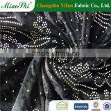 Excellent Quality Elastic Two-colored Polyester Velour With Diamond Fabric for Market