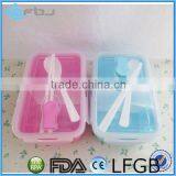 Eco-friendly Watertight Plastic Pantry Food Container 2 Compartment thumbnail-4