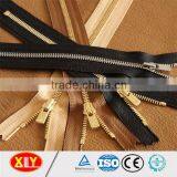 Shenzhen Xly Zipper Manufacturer Golden Brass Metal Zipper thumbnail-6