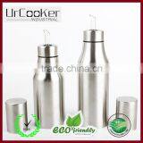 Premium Quality Stainless Steel Olive Oil Dispenser Leakproof Oil Bottle