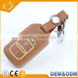 Cheap With Key Ring Carabiner Hook PU 2 Bottons Car Smart Key Holder For Honda thumbnail-5