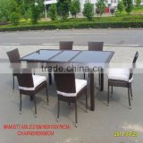 2012 new rattan furniture of dining table