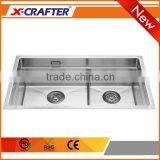 Factory Direct Sales Double Bowl Undermount Kitchen Functional Sink thumbnail-1