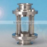 Stainless steel straight/union/flanged oil level sight glass