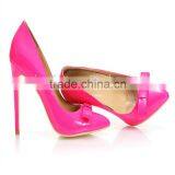 Faddish Shoes Large Size Sexy Pink High Heel Women Shoes 2016 Wholesales Price
