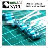 Tight Tolerances Radial Lead 182J 63V Polystyrene Film Capacitor