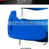 Hot Sale Training Room Plastic Study Chair With Folded Writing Pad thumbnail-4