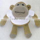 Wholesale Knitted Animal Toys ,knit Stuffed Gorillas Toys thumbnail-3