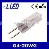 Low Price With High Quality Glass Body g4 20w Halogen Bulb