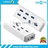 Multi-port 7 Port High Speed USB Wall Charger Hub Station Power Adapter Power Hub Station thumbnail-1