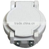 utility inlet valve for central vacuum cleaner