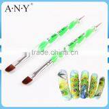 ANY Cheap Nail French Nails Design Two Way Use Oval Nail Art Brush Dotting Pen