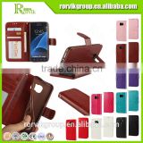 Crazy Horse Pattern PU Leather Flip Wallet Case Cover for Samsung Galaxy S7 Edge                        
                                                Quality Choice