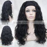 Best Quality on Line Trading Braided Style Ombre Tights Instock All Synthetic Color Kinky Curly Headband Wigs thumbnail-4