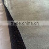 moisture proof carpet padding, rubber foam underlay with pe film