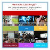 Wholesale Drop Shipping UNIC Mini Full HD LED Outdoor Projector UC40+ Portable 1080p Movie Home Theaters thumbnail-5