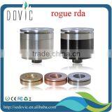 stainless/black rogue rda tomizer clone with fast shipping