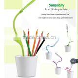 Unique design colourful sapling pen holder Led table lamp& reading lamp