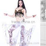 High Fashion Czech Diamonds Belly Dance Skirt Pants Silk Belly Dance Skirts Dresses QC2131 thumbnail-1