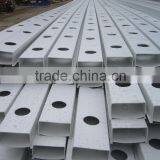 Agriculture planting type and PVC rectangular tube with holes on top cover