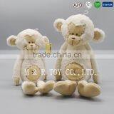 New Product Lovely Monkey Soft Toy in White and Brown Color thumbnail-2