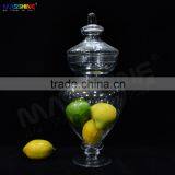 Clear Glass Storage Jar