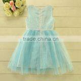 Aqua Pink Color Kids Party Wear Dresses for Girls of 2-6 Years thumbnail-5
