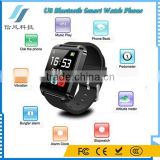 U8 Bluetooth Smart Watch Phone 3G Wifi for Samsung for iPhone for HTC Android IOS Black