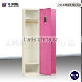 Metal Stainless Locker Swing Door Steel Locker Office Clothes Wardrobe thumbnail-3