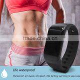 2016 New Waterproof Heart Rate Monitoring Intelligent Bluetooth 4.0 Fitness Bracelet thumbnail-1