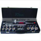 23 Pcs Ratchet Handle Socket Set /car Repair Tool Kit Hand Tool Kit
